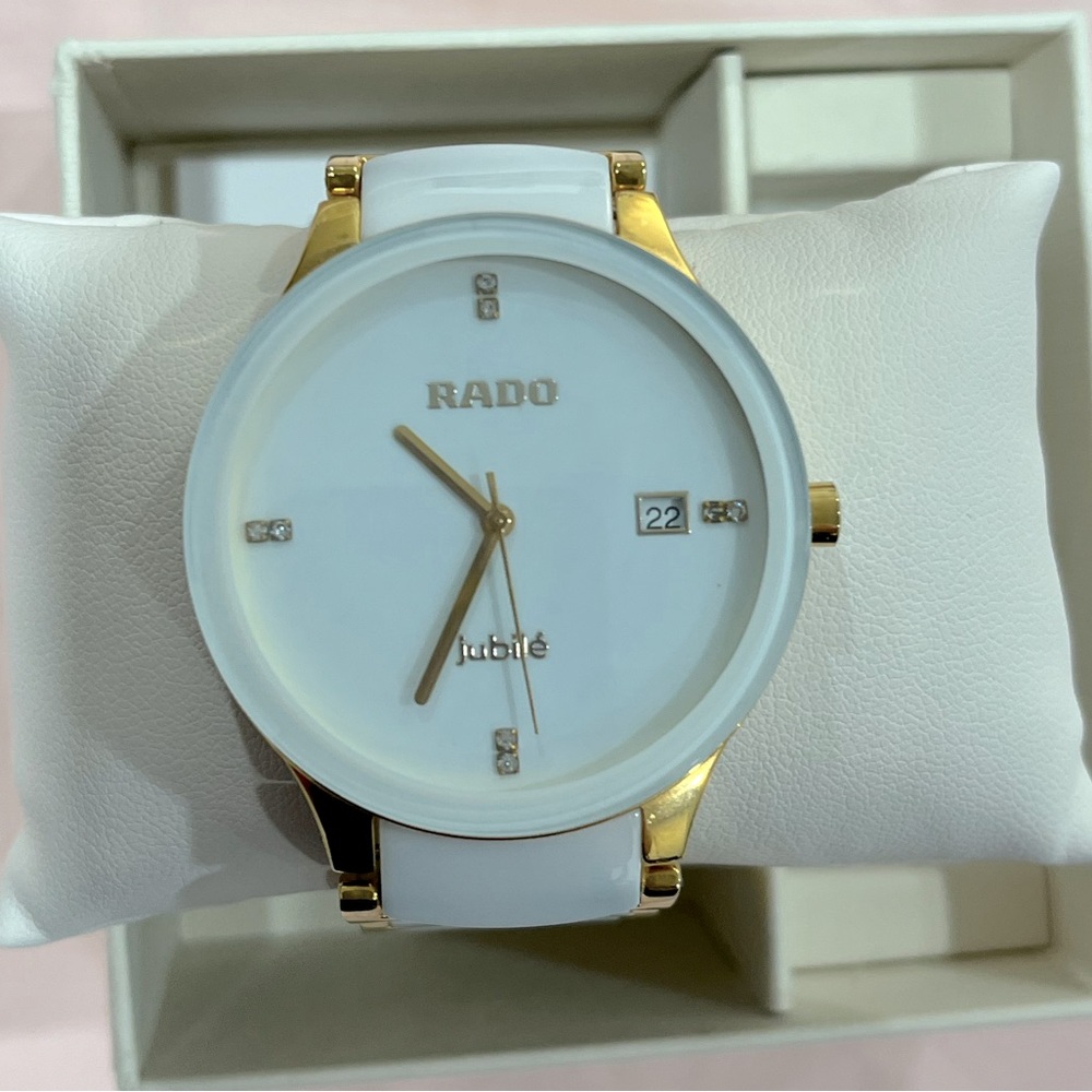 Rado Gold and White Jubilee Watch